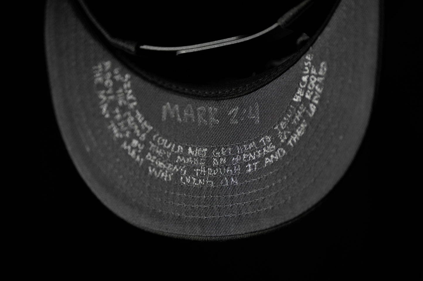 Mark 2:4 Baseball Hat