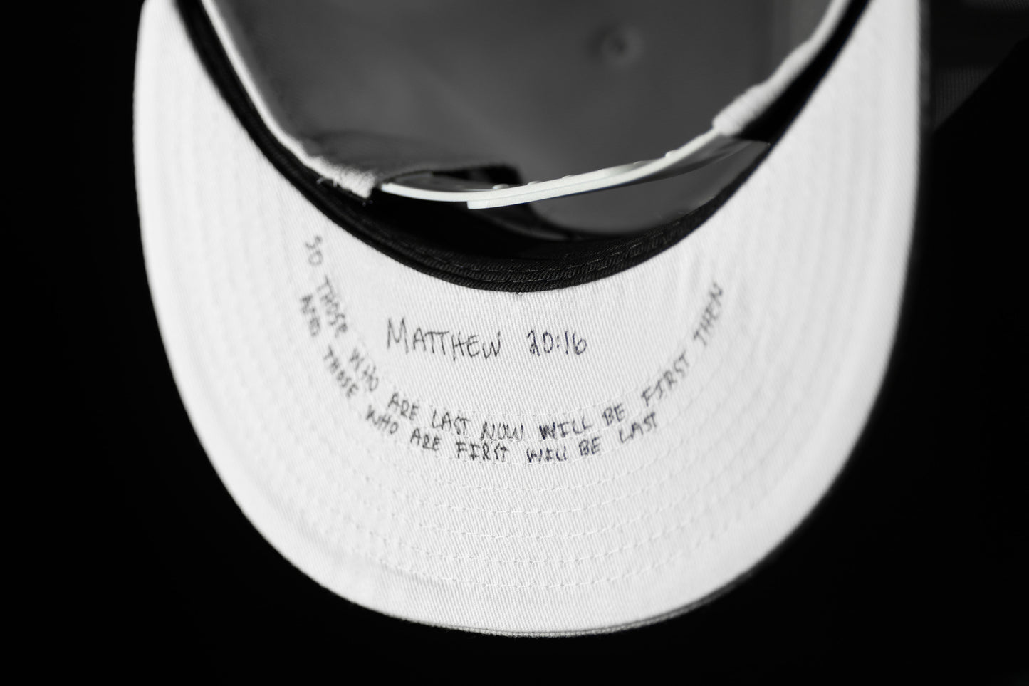 Matthew 20:16 Baseball Hat